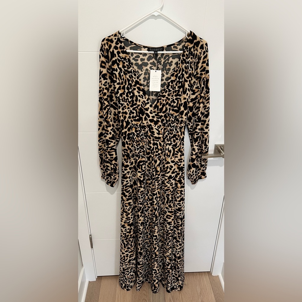 NWT leopard print maxi dress by Eloquii